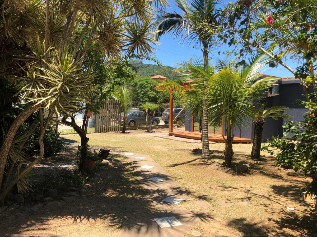 Chales Solana Localizados 50 Metros Do Mar Garopaba Bagian luar foto