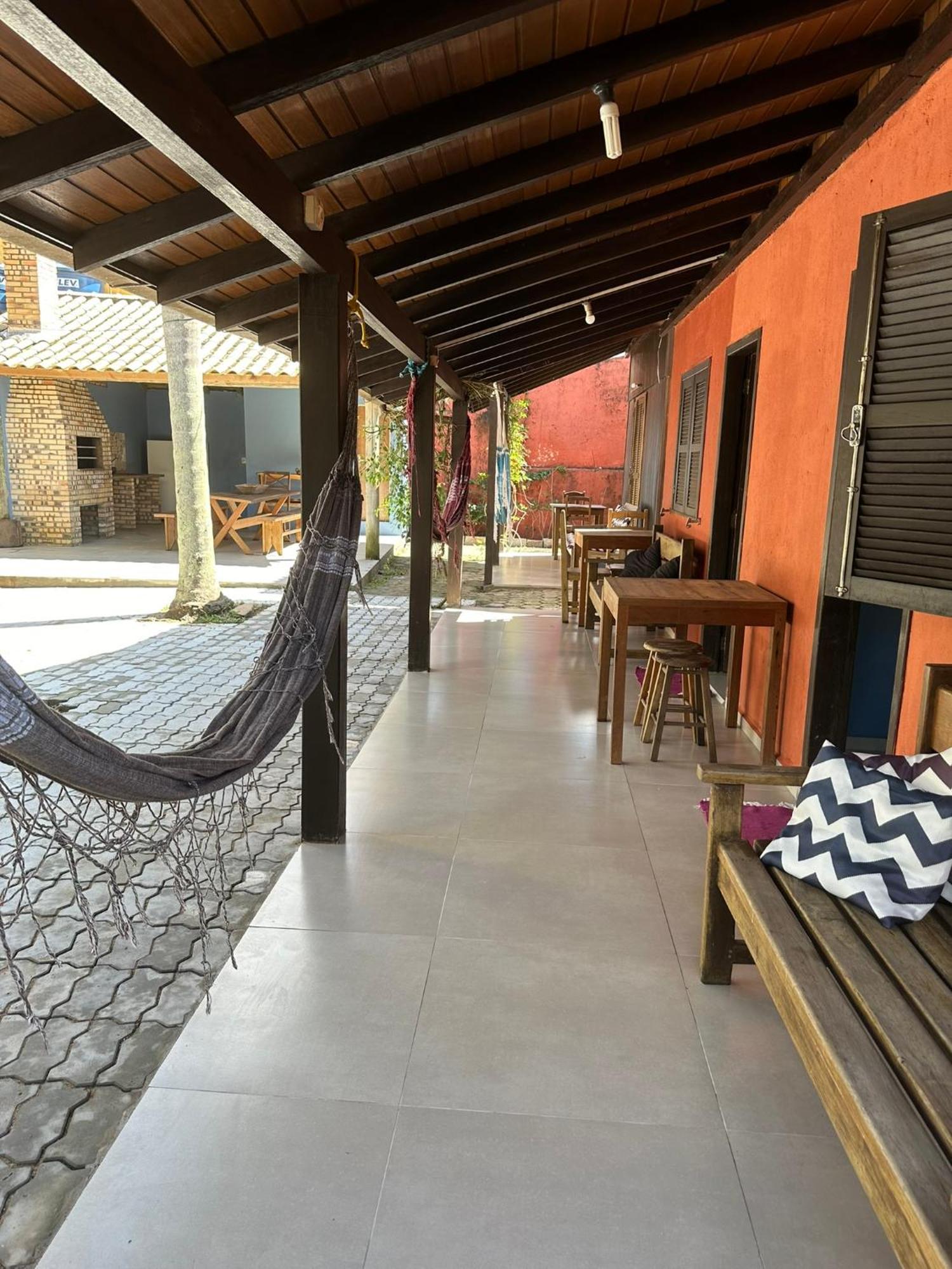 Chales Solana Localizados 50 Metros Do Mar Garopaba Bagian luar foto