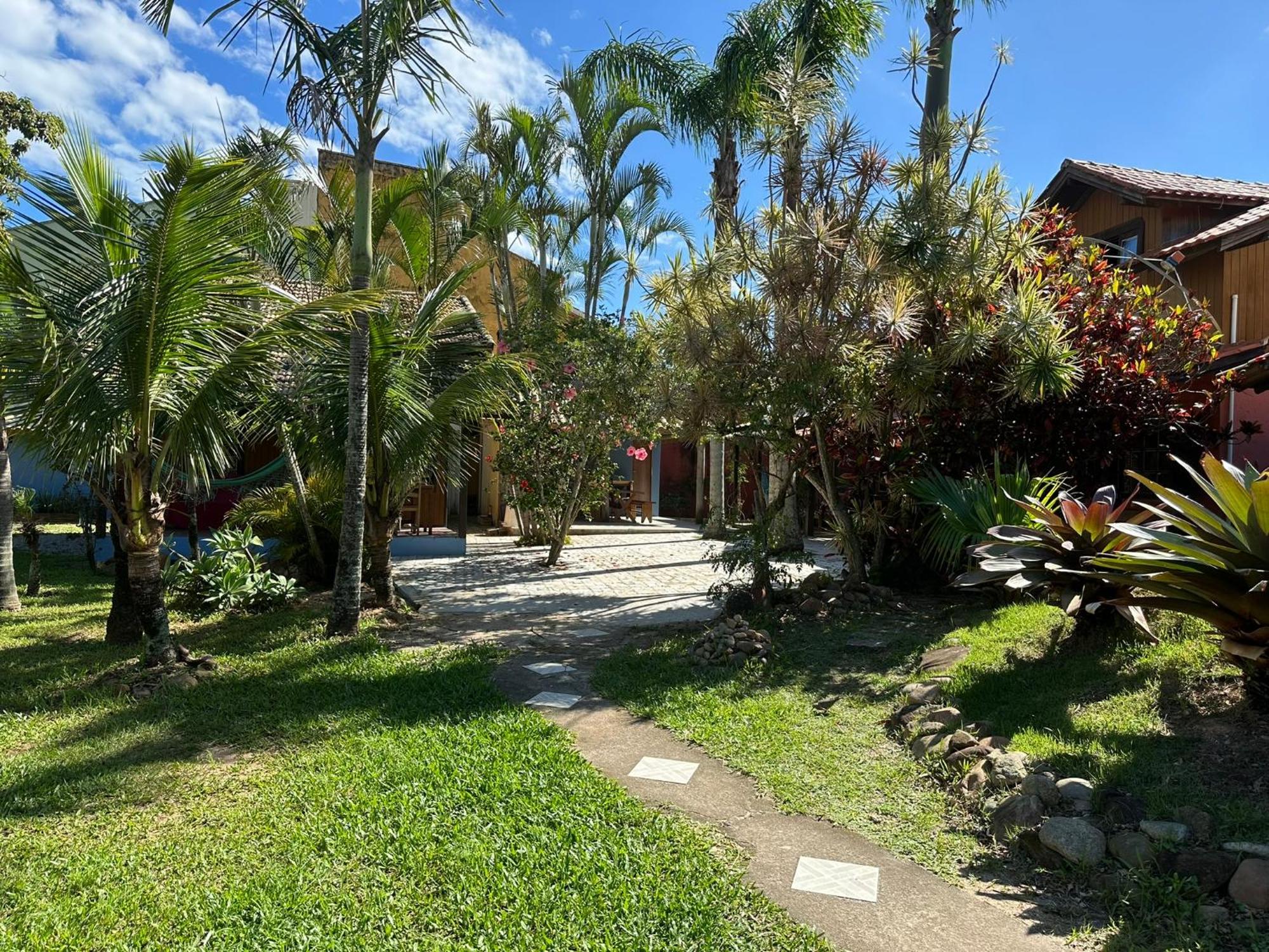 Chales Solana Localizados 50 Metros Do Mar Garopaba Bagian luar foto